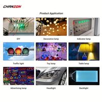 Piranha Dip Led Diode 3mm 5mm 7mm 8mm Blanc Rouge Vert Bleu Jaune F3 F5 F7 F8 Diode électroluminescente Lumen haute luminosité