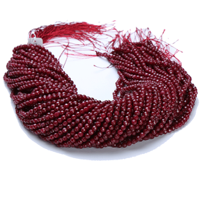 WENCHI Cuentas de Piedras Preciosas Rojas Marrones con Corte Brillante para Joyería, 8mm, Diámetro del Agujero de 1mm, Material Mineral, Accesorios Decorativos, Modelo - Product Image 1