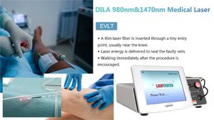 2024 Enlèvement chirurgical du sac pour les yeux 980nm1470nm Enlèvement de la veine <span class=keywords><strong>d</strong></span>'araignée PLDD & EVLT & Physiothérapie Machine de liposuccion brûlant les graisses - Product Image 4