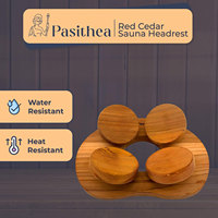 Oreiller de sauna confortable d'appui-tête de sauna de point avec les disques réglables uniques pour le sauna traditionnel de soutien optimal de tête