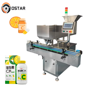 Máquina contadora de botellas de gránulos de vitamina A, B, C completamente automática de fabricante de China con servocontrol - Product Image 1