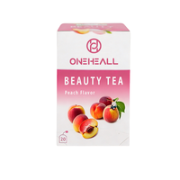 Tisane de fleurs décaféinée ONEHEALL pour embellir la peau, sans sucre, naturelle, pour le soin de la peau, mélange de thés santé de qualité supérieure