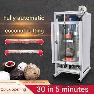 Machine robuste pour fendre et couper les noix de coco, conçue pour transformer les noix de coco mûres en moitiés et en morceaux plus petits - Product Image 1
