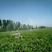 Cañón de Agua de Impacto TITANS HydroCanno de 3 Pulgadas de Alta Presión, Alcance de 80 m, para Riego Agrícola