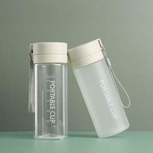 Promozioni all'ingrosso 400ml 600ml 800ml bottiglia di acqua potabile in plastica portatile torna a scuola regalo bottiglia d'acqua con <span class=keywords><strong>Lope</strong></span> - Product Image 4