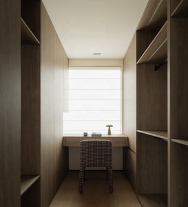 Armario/Guardarropa Moderno <span class=keywords><strong>de</strong></span> Lujo Personalizado, Ecológico y Duradero <span class=keywords><strong>de</strong></span> Madera, con Tocador, para Desarrolladores <span class=keywords><strong>de</strong></span> Apartamentos - Product Image 1