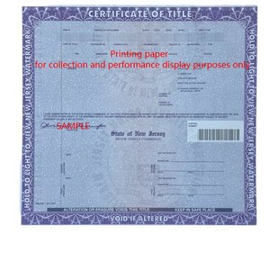 Certificado de Alta Calidad con Marca de Agua, Microtexto, UV Invisible, Antifalsificación y Holograma - Product Image 1