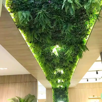 Fleur artificielle de haute qualité, décoration de plafond, ornement végétal de qualité, plante verte suspendue au plafond
