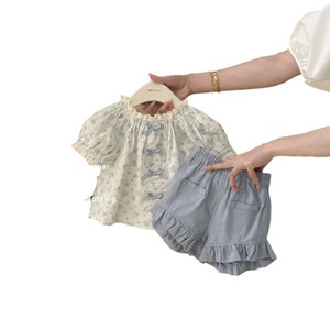 Tongxingyuan Girls Summer Floral Top And Shorts Set Cotton Two Piece Outfit For Children - Product Image 5