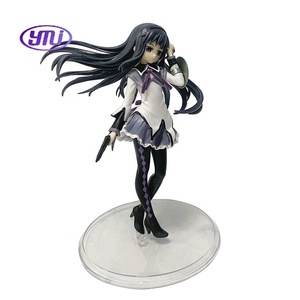 Puella Magi Madoka Magica Figuras Homura <span class=keywords><strong>Akemi</strong></span> Madoka Kaname Magia Record Anime Versión de película coleccionable Linda estatua de chica de Anime - Product Image 3
