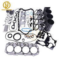 Kit de réconditionnement moteur 4JB1 avec pistons, segments, chemises, roulements et jeu complet de joints – Kit de révision et de reconstruction 4JB1