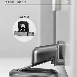 Nuevo Tope Magnético para Puerta de Baño, Resistente al Viento e Impactos, Diseño de Montaje en Suelo, Imán Potente, Invisible - Product Image 1