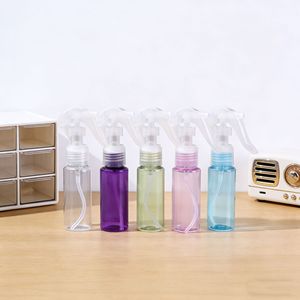 Facial <b>Mist</b> Sprayer 100Ml Transparent Purple Blue Pink Green Manual Spray <b>Bottle</b> For Toner Lotion Travel Use - Product Image 1