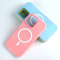 Étui de protection magnétique 2-en-1 de haute qualité, couleur bonbon, effet gelée, toucher mat, pour iPhone 18 17 16 15 Pro Max 14 13 12 11