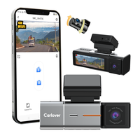 Caméra de tableau de bord 3 canaux 2K+1080P avec écran IPS, Wi-Fi 5G, garantie 1 an, moniteur de stationnement et enregistrement en boucle pour DVR de voiture