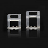 Système de nivellement automatique moderne en PVC réutilisable avec clips, clips d'espacement pour carreaux de céramique au design moderne