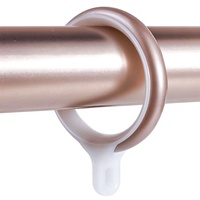 Anneau de suspension pour rideau, Anneau de traction, Anneau silencieux épaissi, Anneau à boucle circulaire, Anneau de suspension circulaire, Anneau de suspension, Tringle à rideau