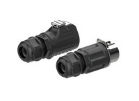 LP20 5 Pin Electrical Terminal Cable Wiring Connecting Plug Outdoor LED Garden Lighting Plastic IP68 Waterproof Connector