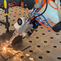 Robot de soudage portable à fibre optique, robot de soudage au laser pour aluminium, bras de robot industriel, cobot de soudage 6 axes