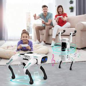 スマートロボット犬キッズSTEM学習ロボットペット30 + アクションプログラム可能玩具IOS/<span class=keywords><strong>Android</strong></span>アプリコントロールギフト - Product Image 5