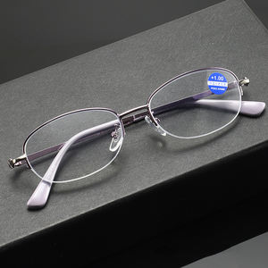 Kính Đọc Sách Chống Ánh Sáng Xanh Nữ 2026 Thiết Kế Thời Trang Thanh Lịch Nửa Khung Hình Bầu Dục Kính Cận Thị Kính Mắt + 1.0 ~ + 4.0 - Product Image 3