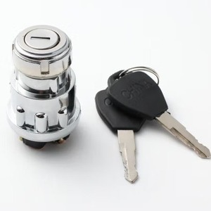 JK404A <b>Universal</b> Ignition Switch For Cars Trucks Forklifts Tractors Agricultural Vehicles Black Aluminum Alloy <b>Plug</b> In Lock - Product Image 2