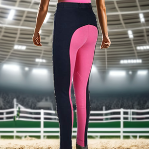 Culotte d'équitation unisexe d'hiver à assise intégrale, imprimée, avec poches, en silicone, extensible dans quatre directions, séchage rapide - Product Image 2