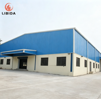 Edificio Industrial Prefabricado de Acero Personalizado, Almacén, Taller o Sala de Exposiciones con Certificación para Carga de Viento y Nieve