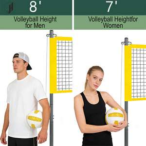 Ensemble combiné de volley-ball et de <span class=keywords><strong>badminton</strong></span> réglable de 22 pieds avec filet anti-affaissement, <span class=keywords><strong>kit</strong></span> de <span class=keywords><strong>jeu</strong></span> extérieur complet avec sac de transport - Product Image 2