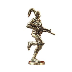 Figura de <span class=keywords><strong>soldado</strong></span> femenina especial de latón Dingtong, una decoración de <span class=keywords><strong>soldado</strong></span> de las fuerzas armadas más vendida en la zona del Delta. - Product Image 1