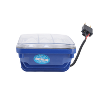 Feux de brouillard LED haute luminosité pour camions 12V-36V 167,5 mm, faisceau haut/bas, multicolores, boulons M10 pour camions et remorques