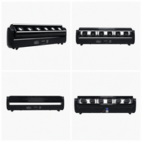 Projecteur à matrice de points LED RGBW 4-en-1 à 6 yeux avec contrôle de pixels, éclairage de scène mobile, lumière auxiliaire DMX512 RDM pour événements DJ
