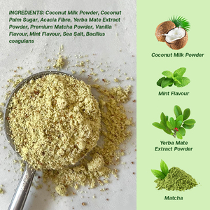 Té de Yerba <span class=keywords><strong>Mate</strong></span> de Marca Propia, Latte de <span class=keywords><strong>Menta</strong></span> con Matcha, Latte Instantáneo Sin Lácteos, Latte de Superalimentos, Latte de Té Instantáneo - Product Image 2