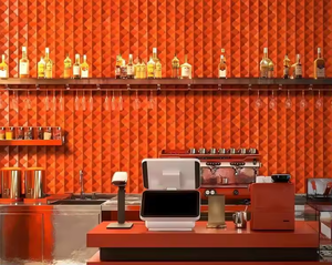 วัสดุตกแต่งผนัง 3 มิติ ใหม่ คอนกรีต UHPC <span class=keywords><strong>อิฐ</strong></span>ปูนซีเมนต์ 3 มิติ สำหรับตกแต่งภายในร้านโทรศัพท์ - Product Image 2