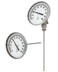 Termômetro capilar enchido líquido de aço inoxidável, qualidade garantida, único jato - Product Image 4