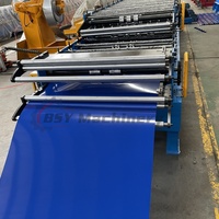 Machine de formage de tôles de toiture trapézoïdales à double couche entièrement automatique, machine de fabrication de panneaux de toiture en acier galvanisé