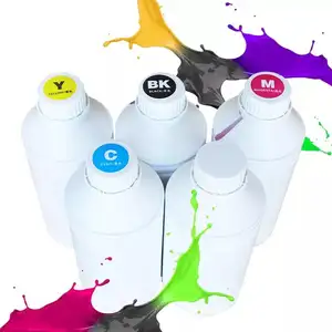 AQM Fast Dry colore brillante 1000ML a base d'acqua per vestiti tessuti ceramica CYMK DTF stampante pigmento inchiostro
