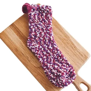 Mềm Mại Thoáng Khí Thời Trang Cupcakes Giường Vớ Mùa Đông San Hô Lông Cừu Nhung Fluffy Ấm Sàn Cupcake Quà Tặng Crew Vớ - Product Image 5