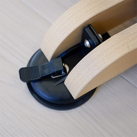 Chaise Rotative Gyroscope Zen en Bois Sûre et Stable pour Yoga et Pilates à Domicile