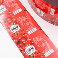 Rouleau de film plastique laminé thermoscellable de 30 pouces pour emballage de tomates, pâtes, sauces chili et ketchup - Vente en gros