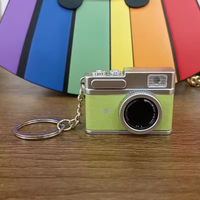 Nouvel Arrivage Appareil Photo Rétro Miniature Porte-clés avec Flash Chine