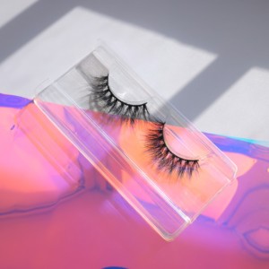 Cils en vison 100% naturel, effet wispy, vente en gros, faits à la main, réutilisables, bandes de cils personnalisables avec logo, cils en vison - Product Image 2