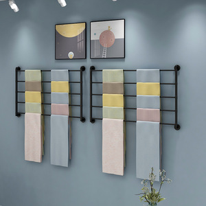 Sắt Treo Tường Lưu Trữ Giá Cho Cửa Hàng Hoa Vải Hiển Thị Giá Cho Gói Giấy Ruy Băng Lụa Vải Hình Nền - Product Image 4