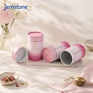 High End Reyclable Airtight Kraft Cardboard Food Cylinder Packaging <b>Box</b> Custom Food Grade Supplement Loose Leaf Tea Paper Tube - Product Image 3