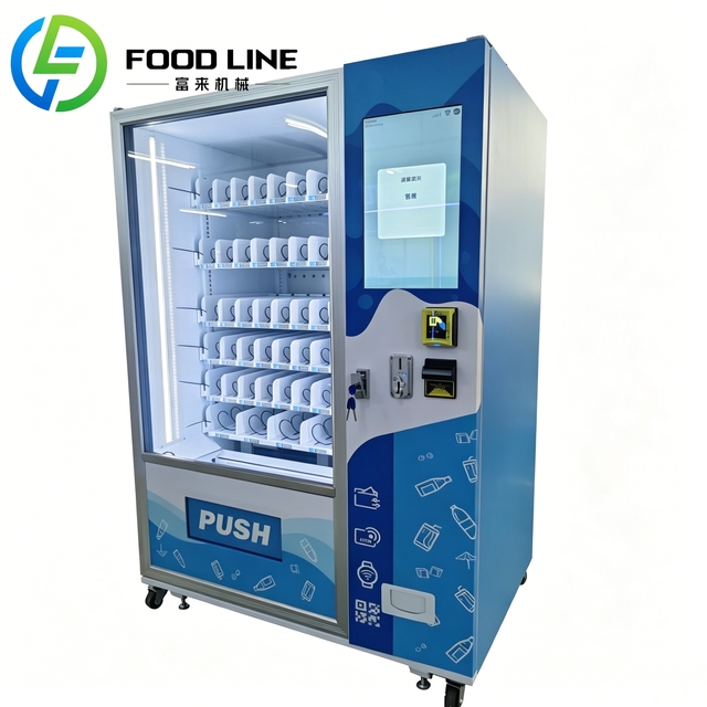 Snacks and Drinks Vending Machine with Elevators Vending Machine Combo Cold Drink and Snacks