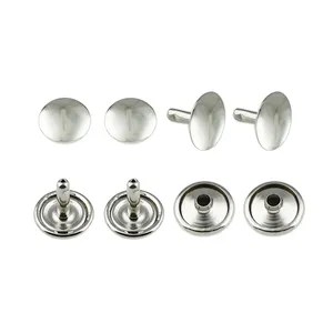 Custom Metal Clothing Rivets Design Metal Rivet Studs Double Side Metal Rivets for Leather Bags