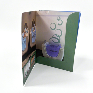 Carpeta de presentación personalizada de tamaño <span class=keywords><strong>A4</strong></span> A5 de Material de papel grueso ecológico de fábrica de China con bolsillos - Product Image 4