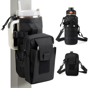 Bolsa de Gimnasio Personalizada con Porta Botellas, Nuevo Diseño Negro, Magnética, Resistente al Agua, Forro de Poliéster, Exterior de Oxford - Product Image 1
