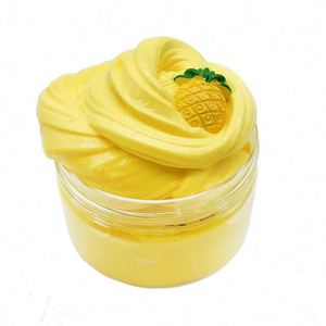 Unisex Educational Clay Fruit Accessories Fluffy Playdough Cotton <b>Slime</b> for 5-7 Years Stress Relief Toys Children Certified ASTM - Product Image 3