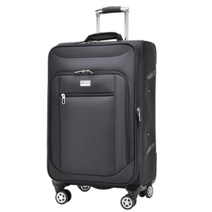 Hành lý chất lượng cao 20 "24" hai mảnh xe đẩy hành lý đặt mở rộng nylon du lịch hành lý Spinner bánh xe Vali mang theo - Product Image 4